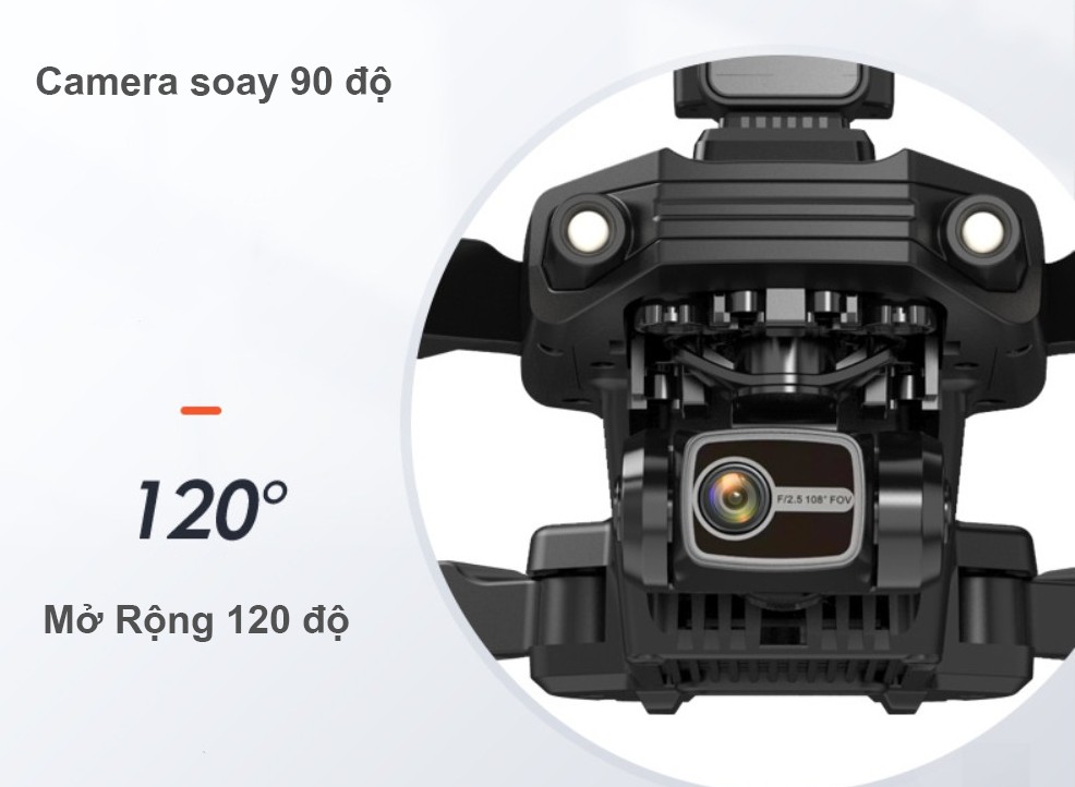 Flycam M218 camera soay 90 độ