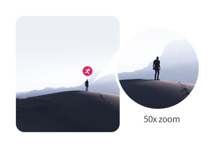 Flycam AE3 Pro Max khả năng zoom