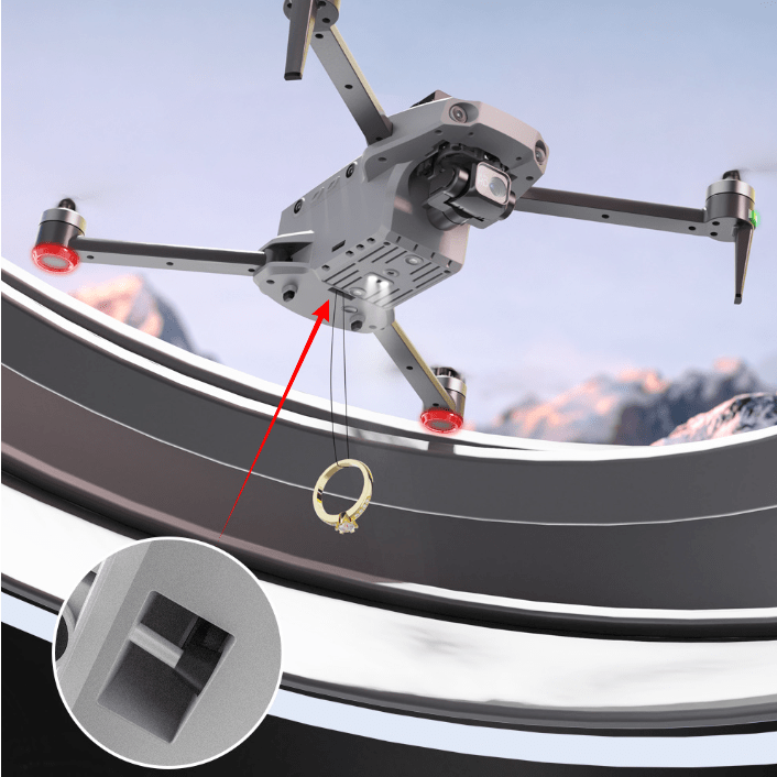 Flycam K11 Tubro moc treo đồ