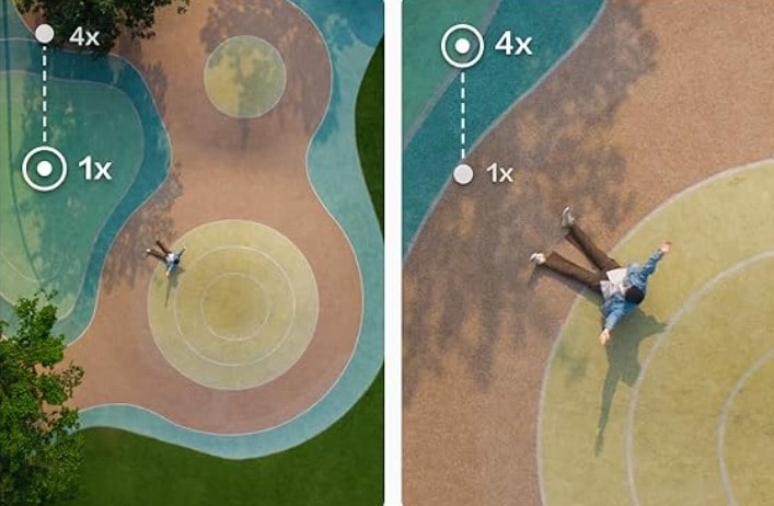 Flycam DJI Mini 4K Chính Hãng Fullbox khả năng zoom 4x